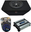 12" 150W 4Ohm Sub with 800W Sub Amp and Single 12" Trunk Sub Box F194376