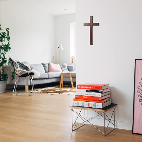12.5 Inch Wooden Wall Cross D843561