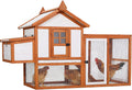 Weatherproof Outdoor Chicken Coop with Nesting Box and Removable Bottom Q560316