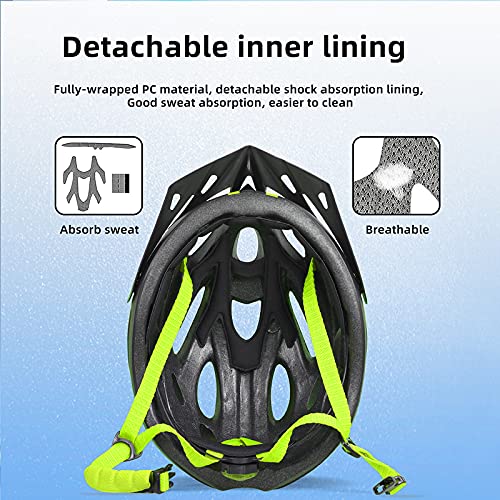 Adult Bike Helmet with Rear Light and Sun Visor G805