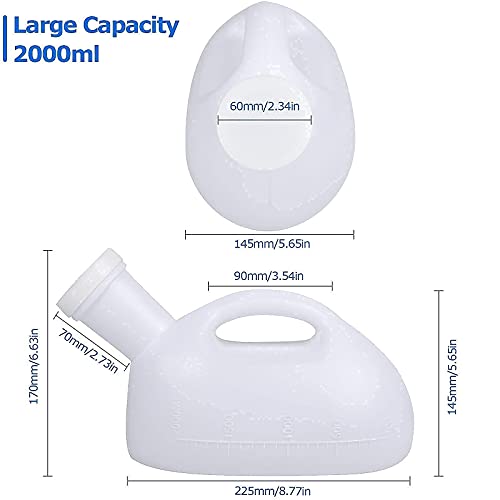 2000ml Portable Female Urinal with Lid G750947