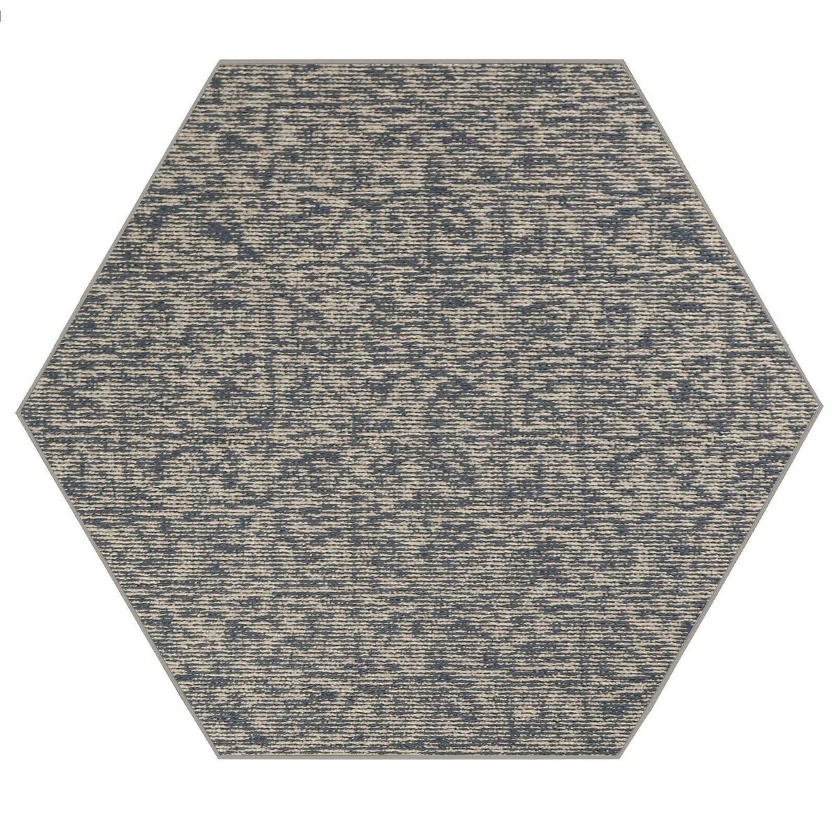 Navy Hexagon Rug K986356
