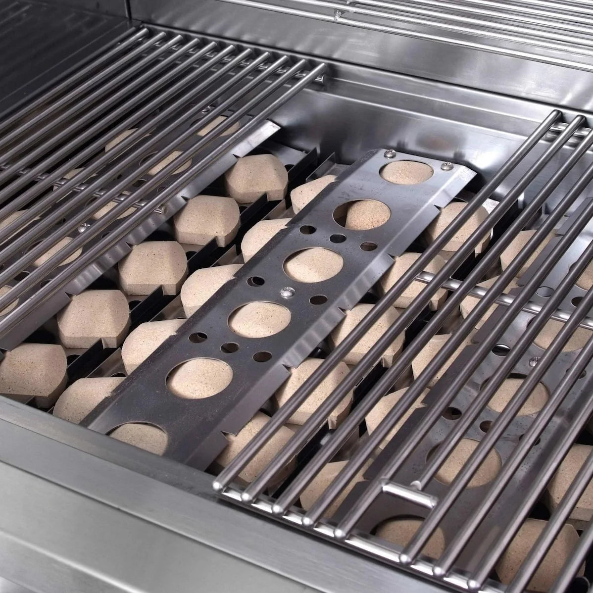 40-Inch 5-Burner Built-In Propane Gas Grill With Rear Infrared Burner F612