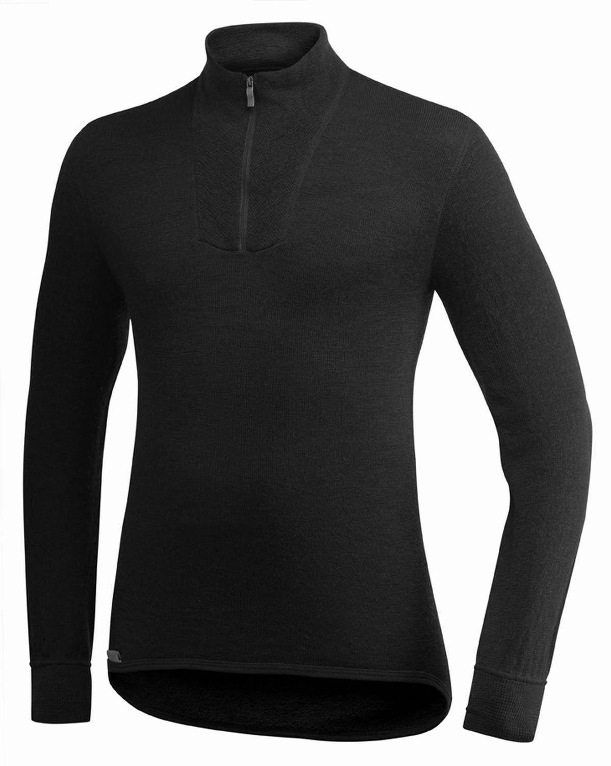 Black Zip Turtleneck B2275