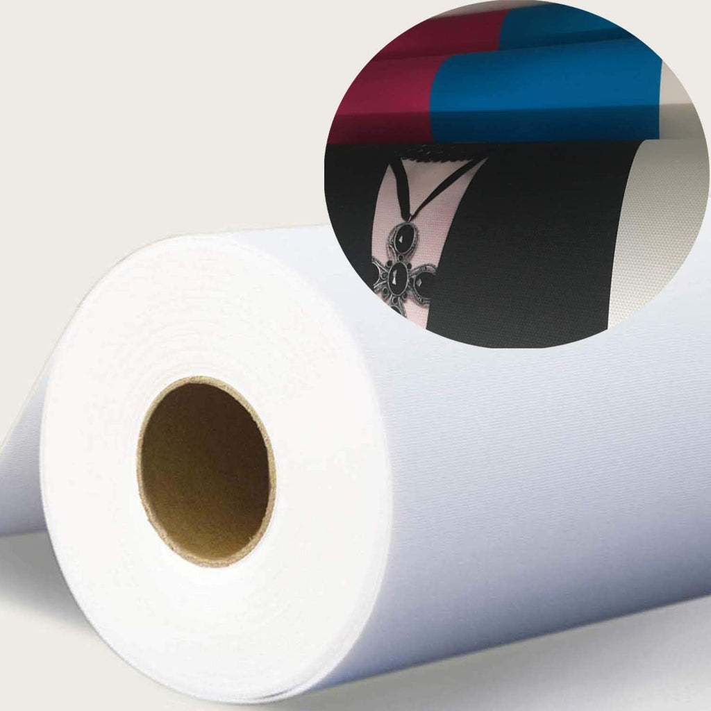 17x40ft Roll Waterproof White Matte Inkjet Canvas Y50950