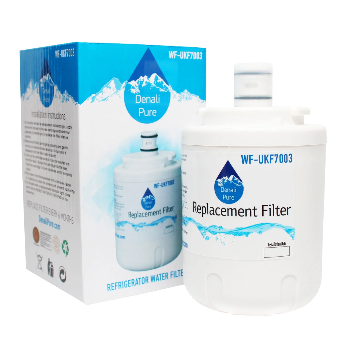 4-Pack Replacement Refrigerator Water Filter Cartridge Q40392