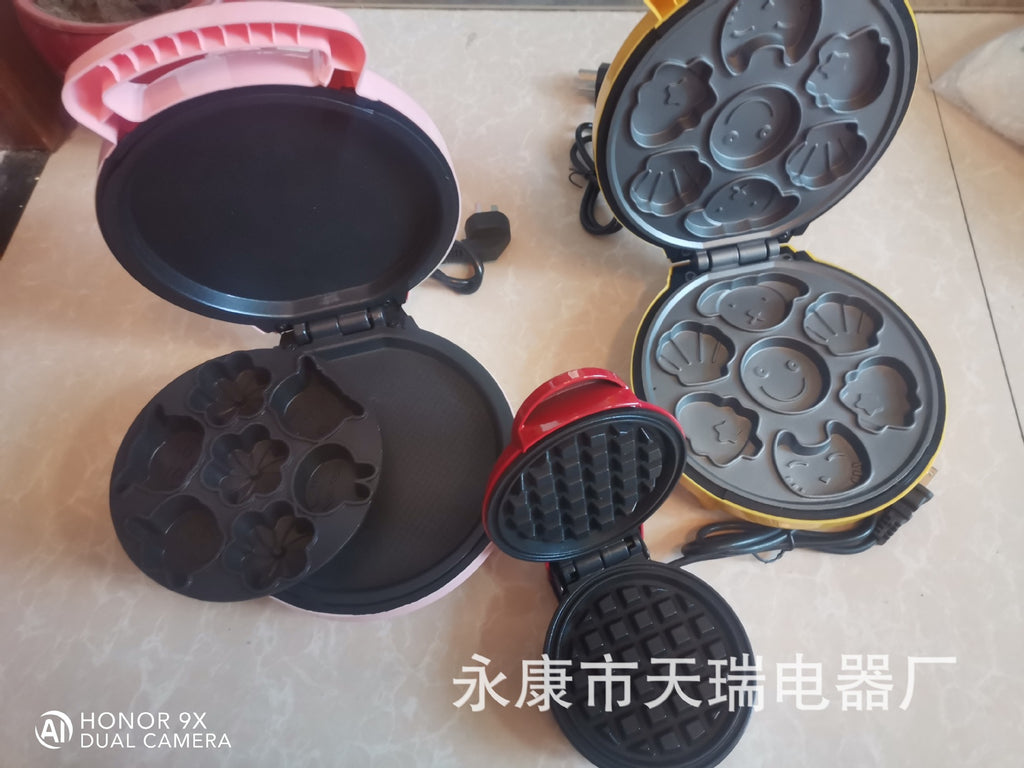 Mini Waffle Maker Non-Stick Electric Waffle Iron U5273