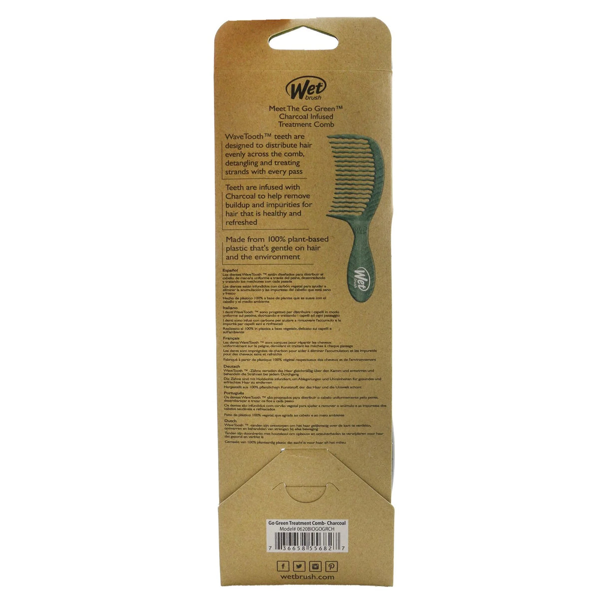 Charcoal Treatment Comb R3097