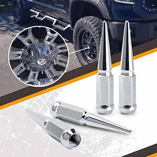 24 Silver M14X1.5 Cone Seat Closed End Wheel Lug Nuts Y816
