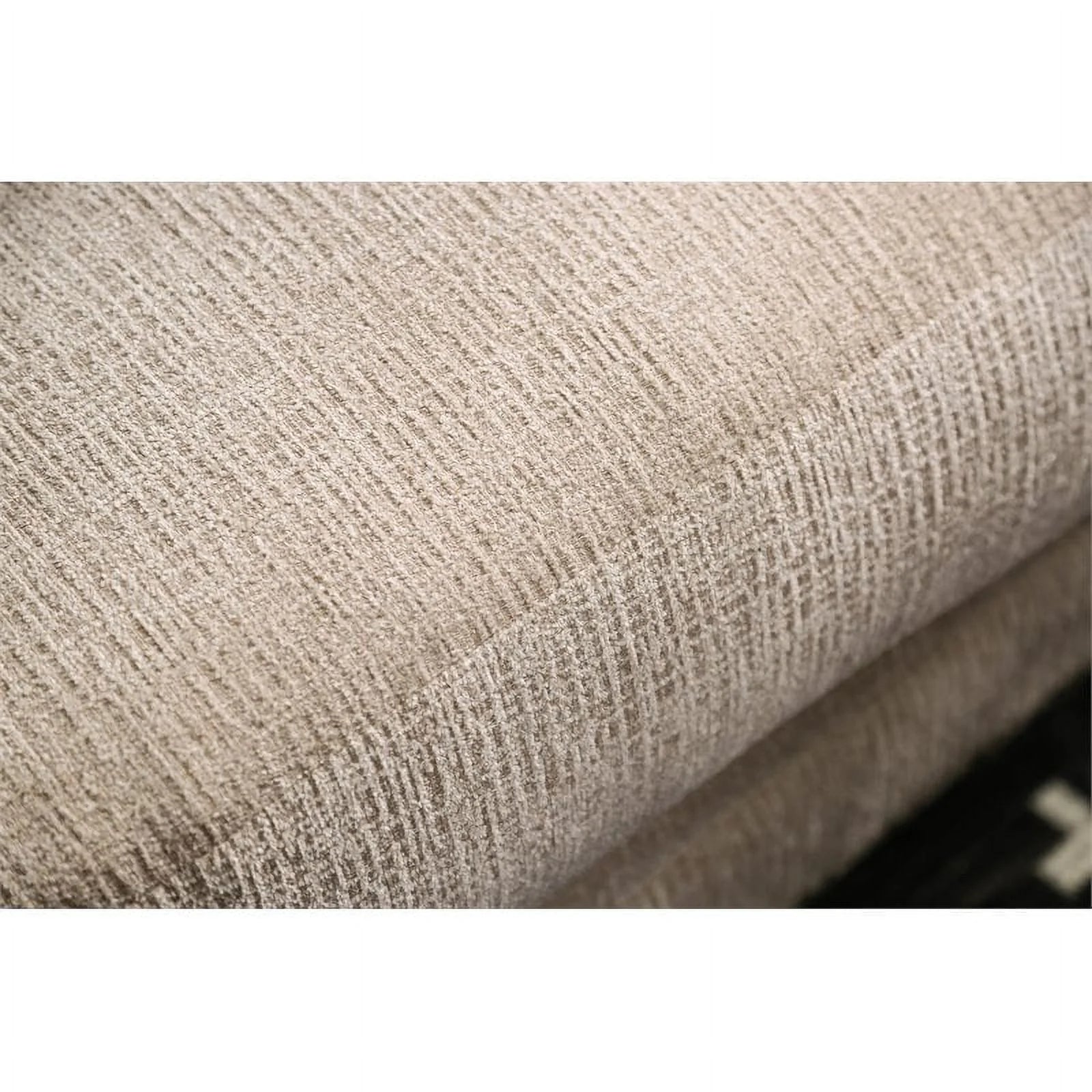 Brown Chenille Nail Head Loveseat M808