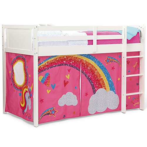 Loft Bed Tent Curtain Set for Low Twin J658
