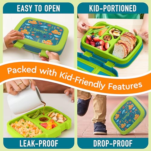 BPA-Free Leak-Proof 5-Compartment Kids Lunch Box H641024