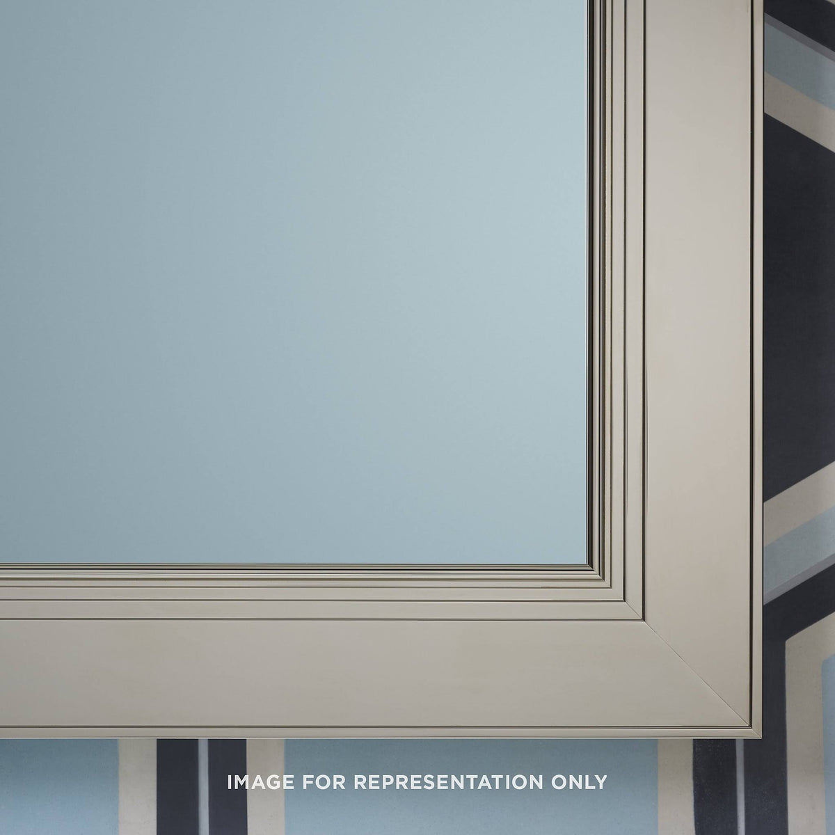 Brushed Black Framed Cabinet U848104