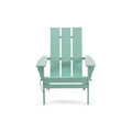 Light Mint Acacia Wood Foldable Adirondack Chair L9608
