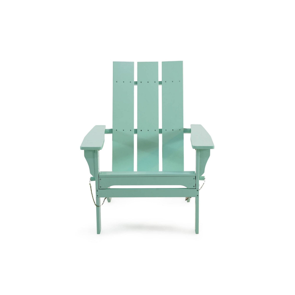 Light Mint Acacia Wood Foldable Adirondack Chair L9608