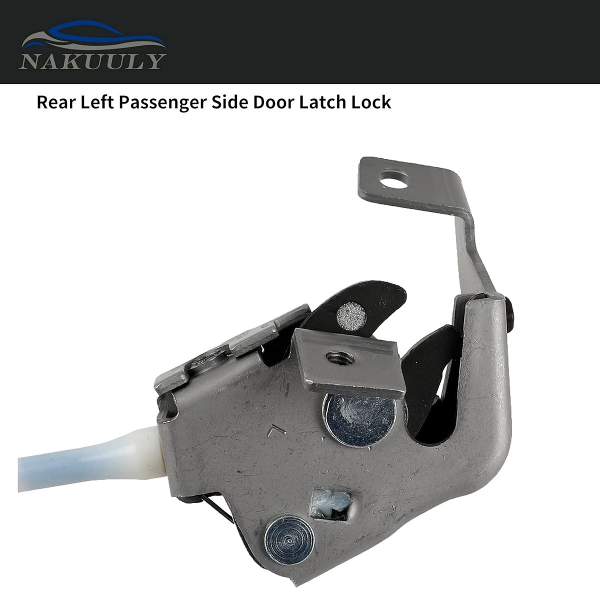 Left Driver Side Rear Door Lock Latch & Cable Assembly Pack of 2 T2726