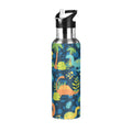 Stainless Steel Insulated Thermos Vacuum Flask Water Bottle with Straw Lid K314724