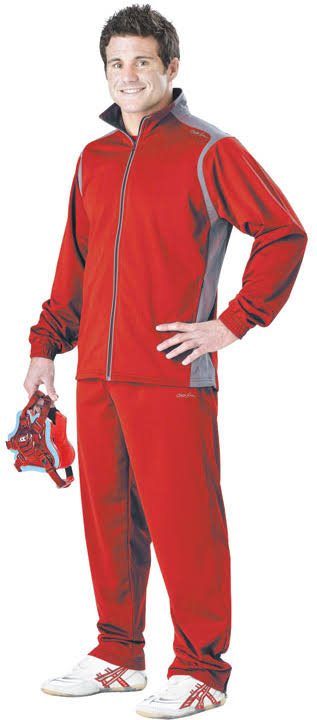 Gray Tricot Wrestling Warm Up Suit A956