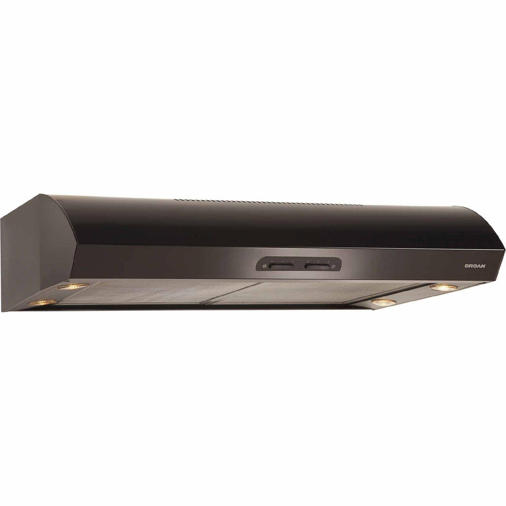 30 in. Black Under Cabinet Range Hood U6598