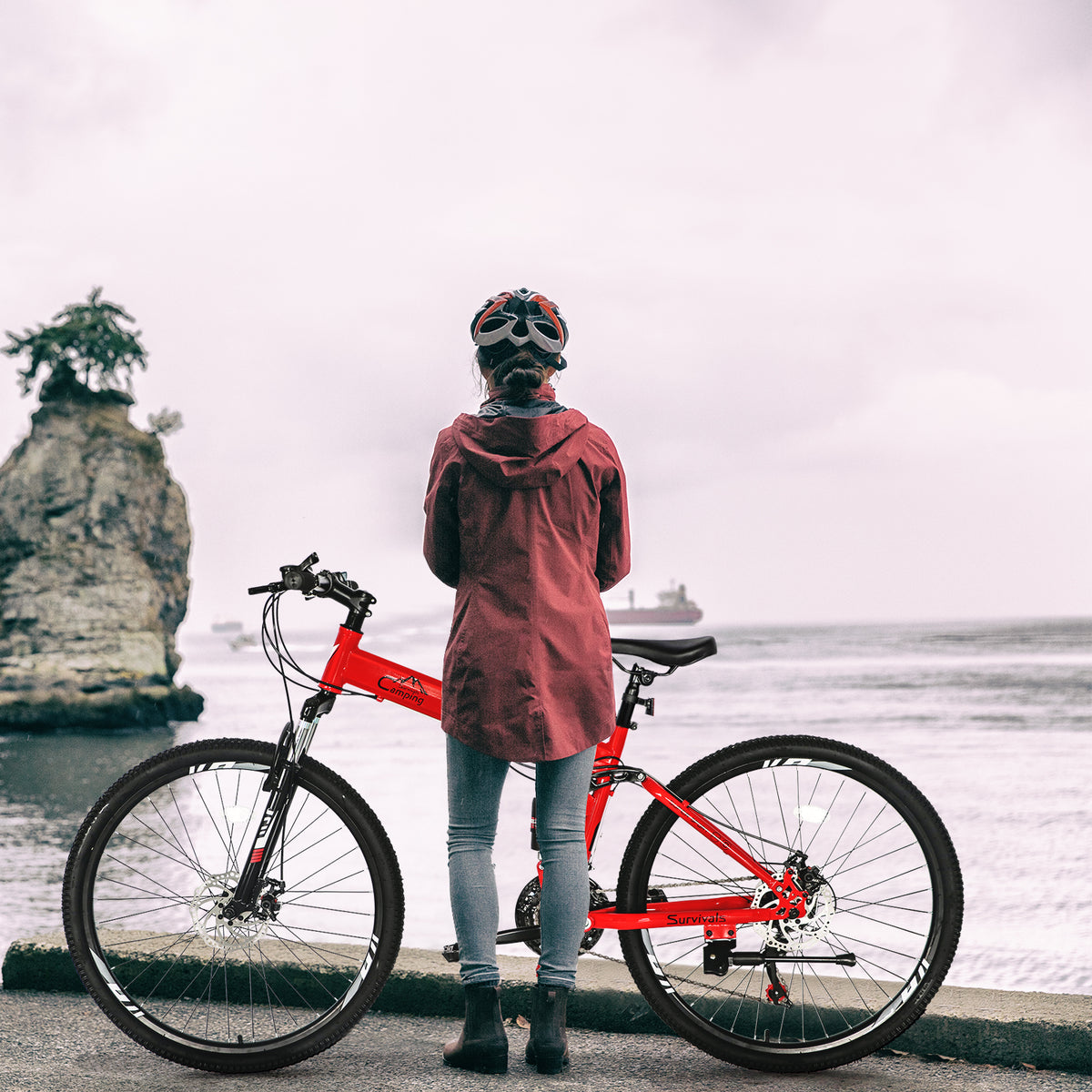 Red Black 26in Mountain Bike Y509149