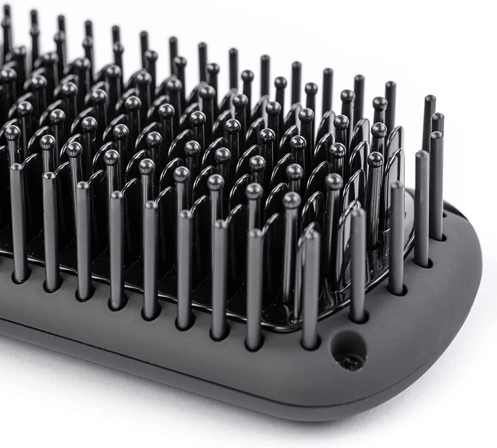 Heated Hair Straightening Brush Flat Iron D45431