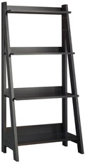 Classic Black Ladder Bookcase V168