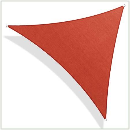 Red Sun Shade Sail Canopy Triangle K496