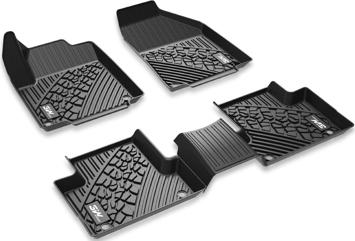 Black TPE Floor Liner Full Set Car Mats Z8504