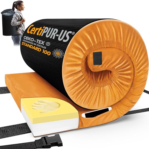 Memory Foam Camping Mattress Pad with Travel Bag H162262