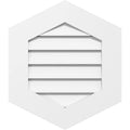 Vertical Peaked Surface Mount PVC Gable Vent B763716