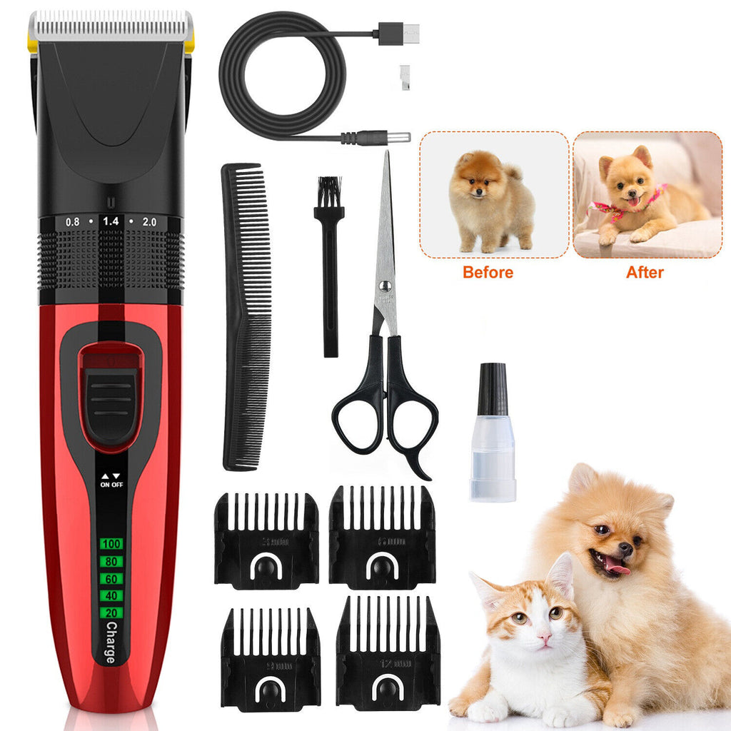 Pet Grooming Kit Dog Cat Trimmer Hair Clippers Shaver P675
