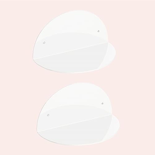 White 2-Pack 8-inch Acrylic Floating Shelves R284568