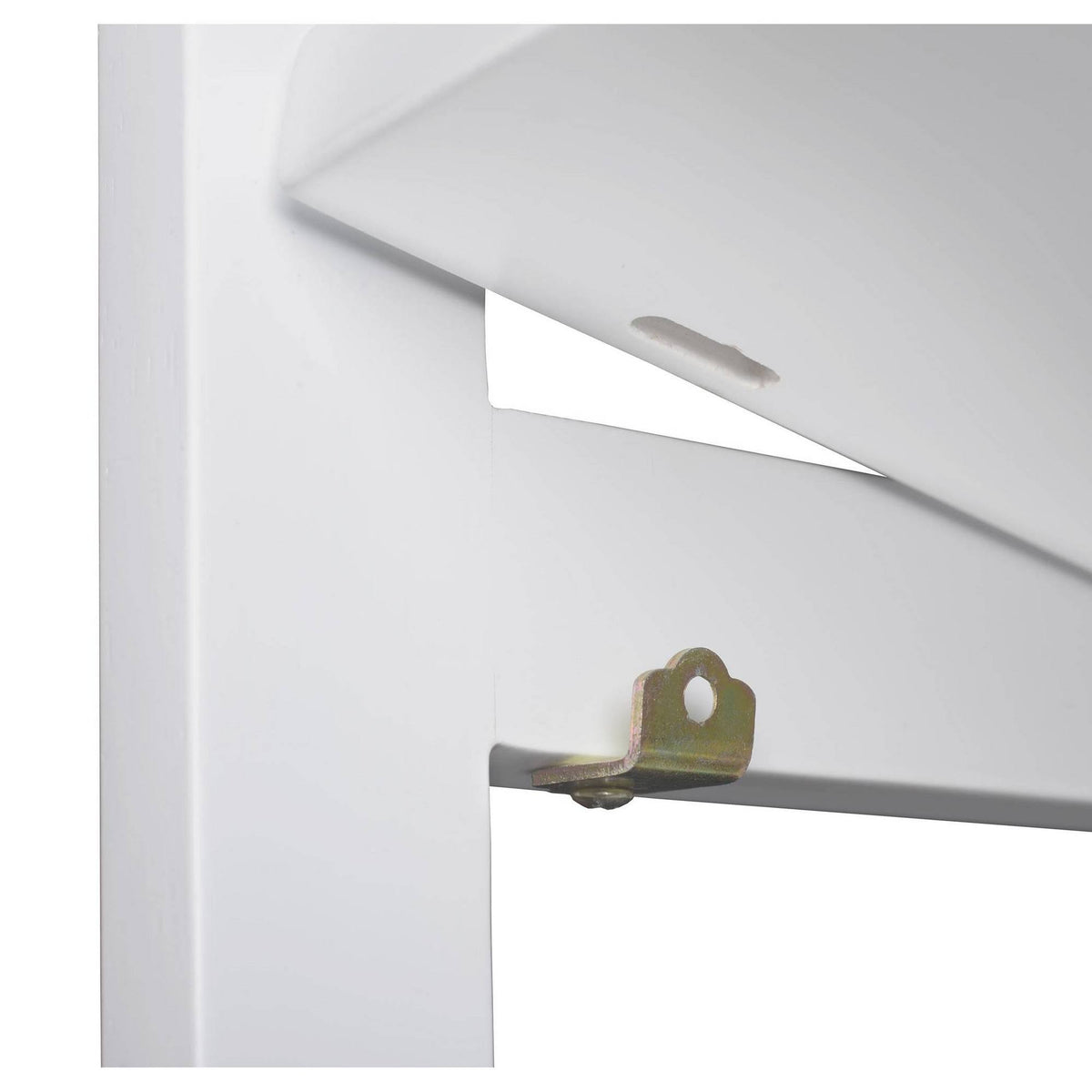 White Folding Bookcase B486
