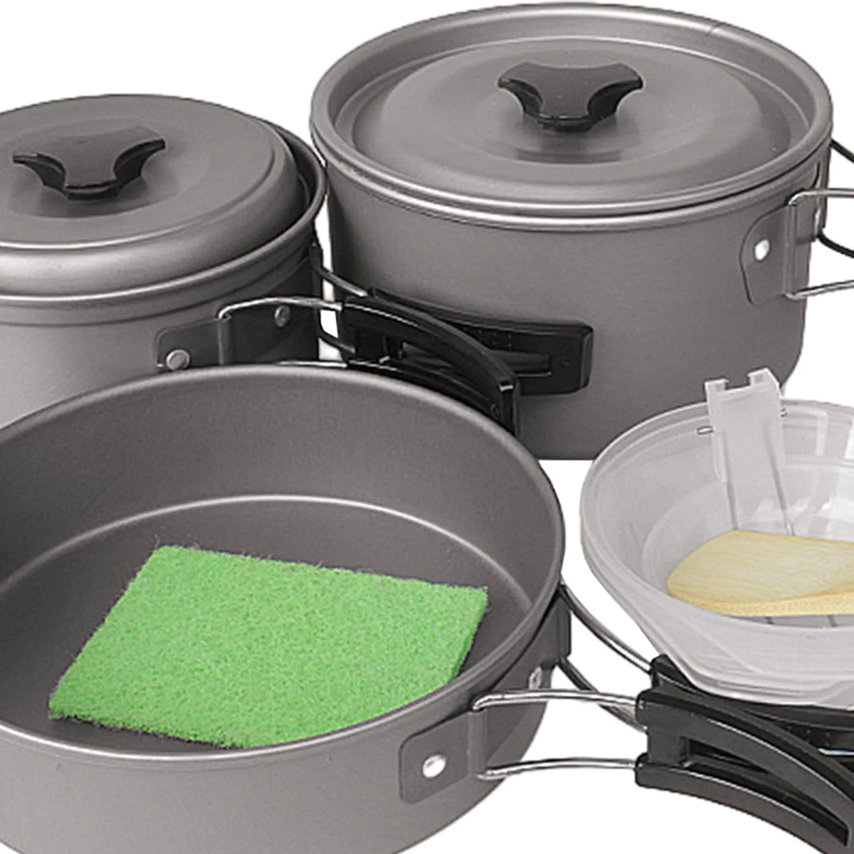 Camping Cookware Set Pot and Pan Compact Lightweight K4514