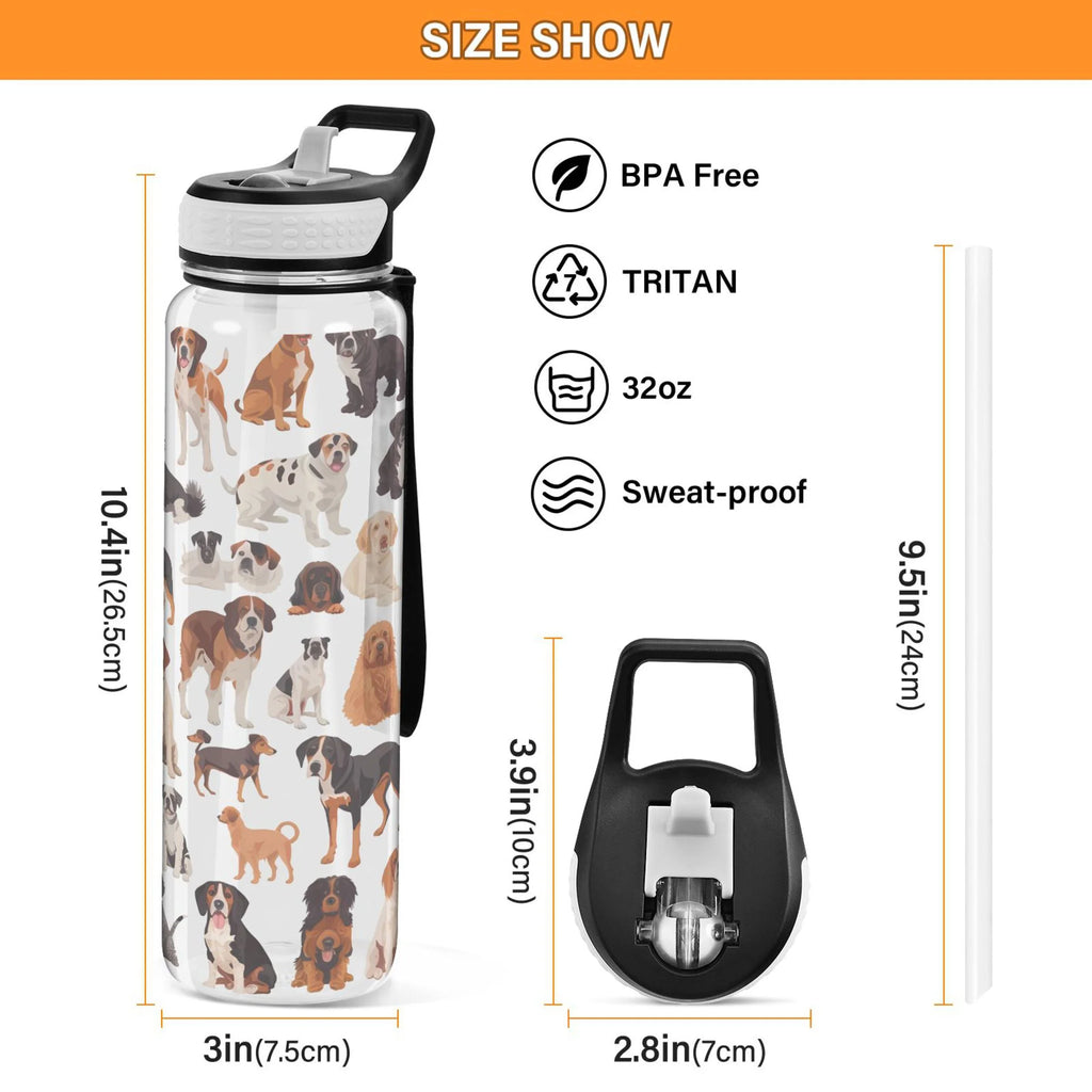 32oz Tritan Water Bottle with Straw R482197