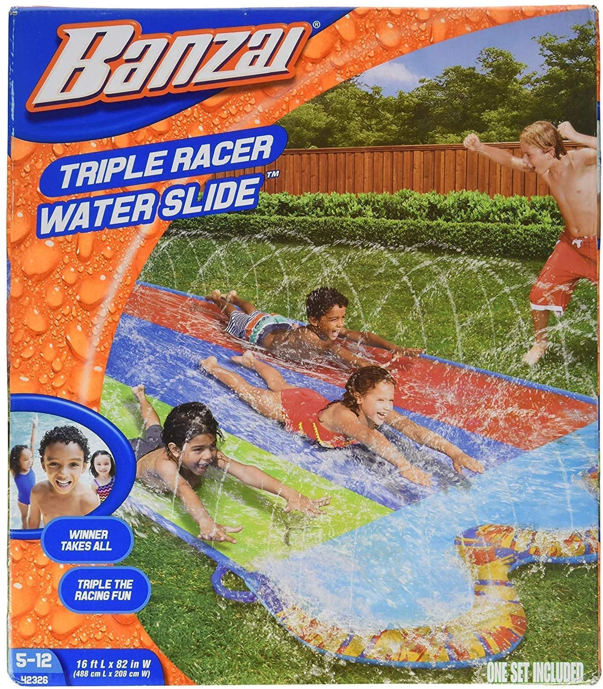 16 Ft Water Slide with 3 Bodyboards W23007
