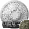 26x22OD x 3x22P Ceiling Medallion, Hand-Painted Z989861