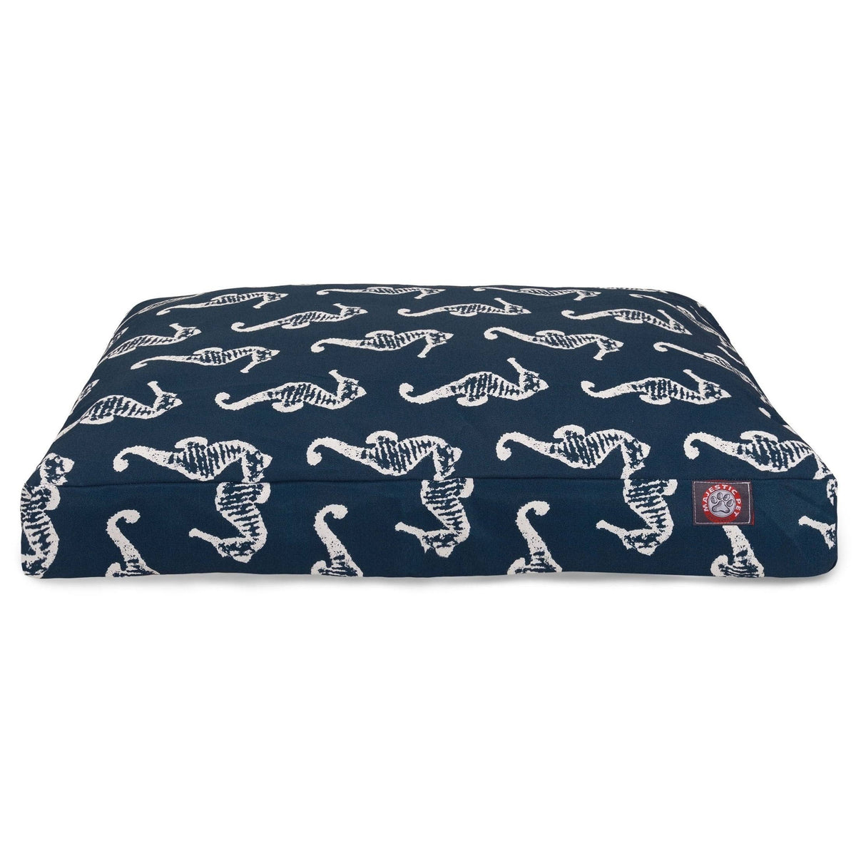 Navy Blue Large Rectangle Dog Bed T983