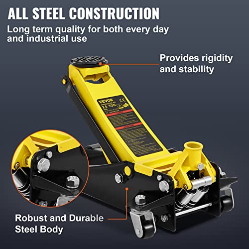 2.5 Ton Low Profile Steel Racing Floor Jack W181