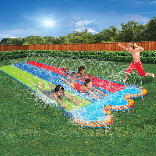 16 Ft Water Slide with 3 Bodyboards W23007