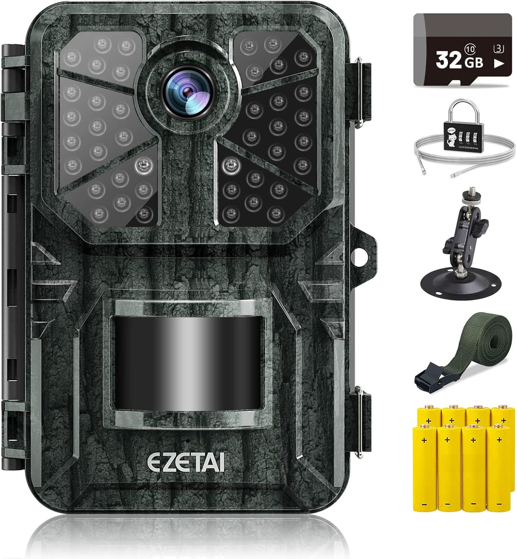 1520P 20MP Mini Trail Camera with Night Vision Motion Activated IP66 Waterproof B231