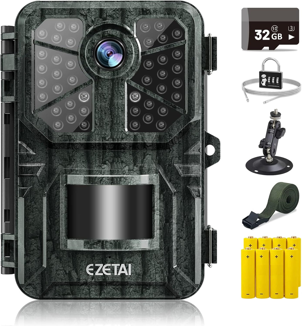 1520P 20MP Mini Trail Camera with Night Vision Motion Activated IP66 Waterproof B231