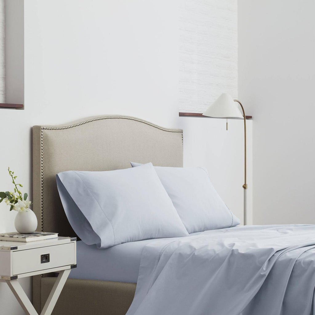 Percale Full Powder Blue Sheet Set D588