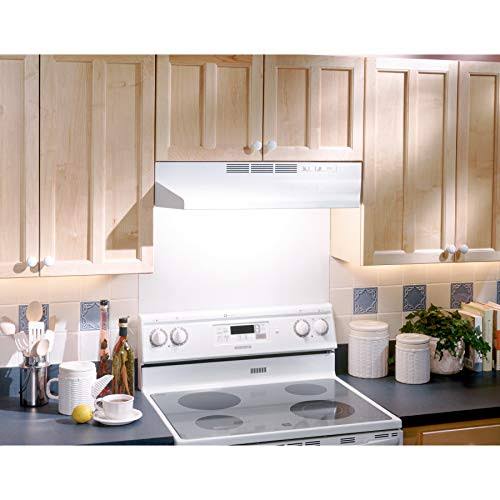White Under-Cabinet Range Hood B7894