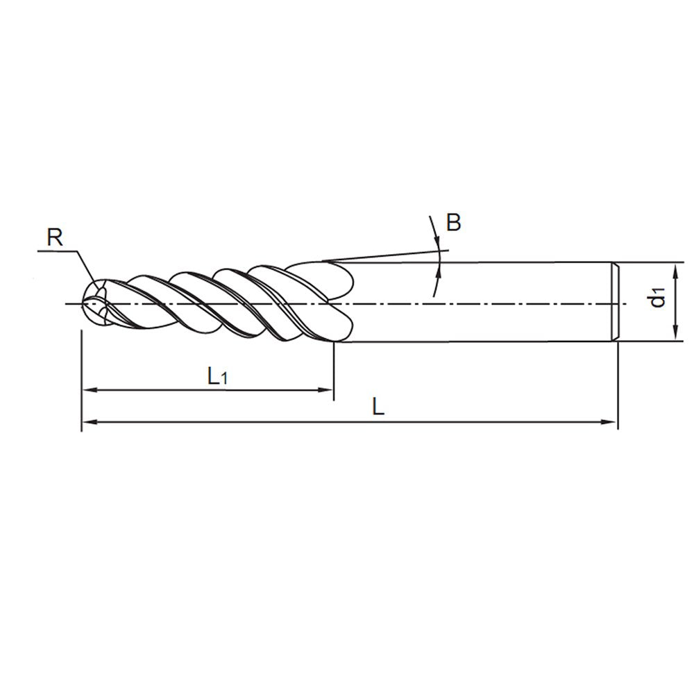 3pcs Tungsten Solid Carbide Router Bits with TiAIN Coated T7001