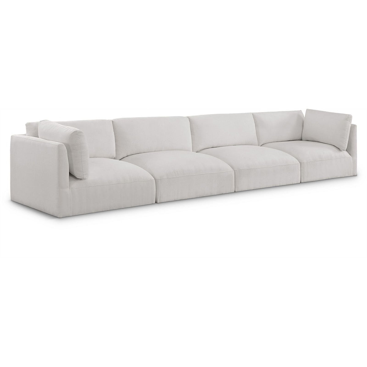Cream Fabric Modular Sofa Q945971