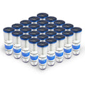 25 Pack Pleated Polypropylene Water Filter Cartridge 10x2.5 inch 50 Micron A467552