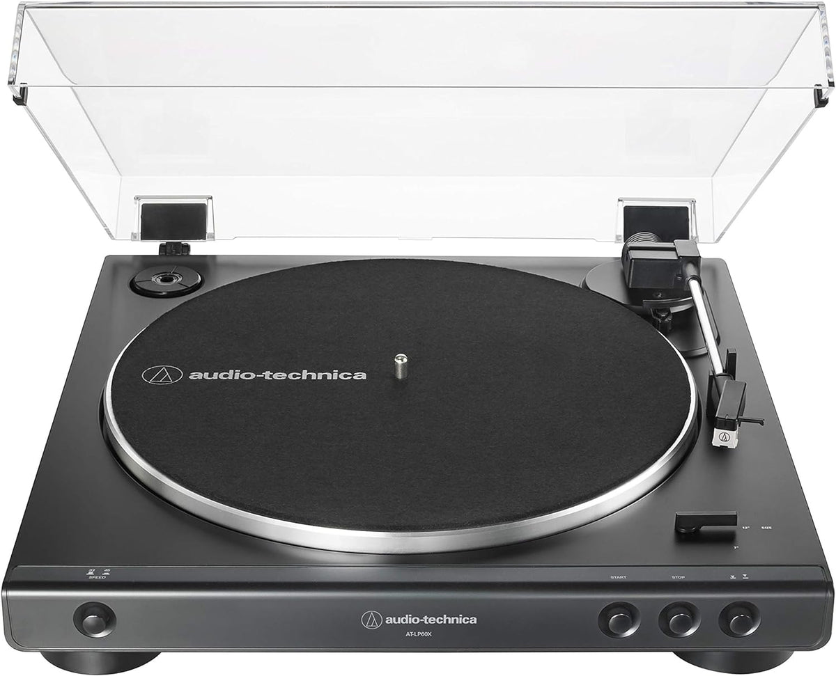Black Fully Automatic Belt-Drive Stereo Turntable E755014