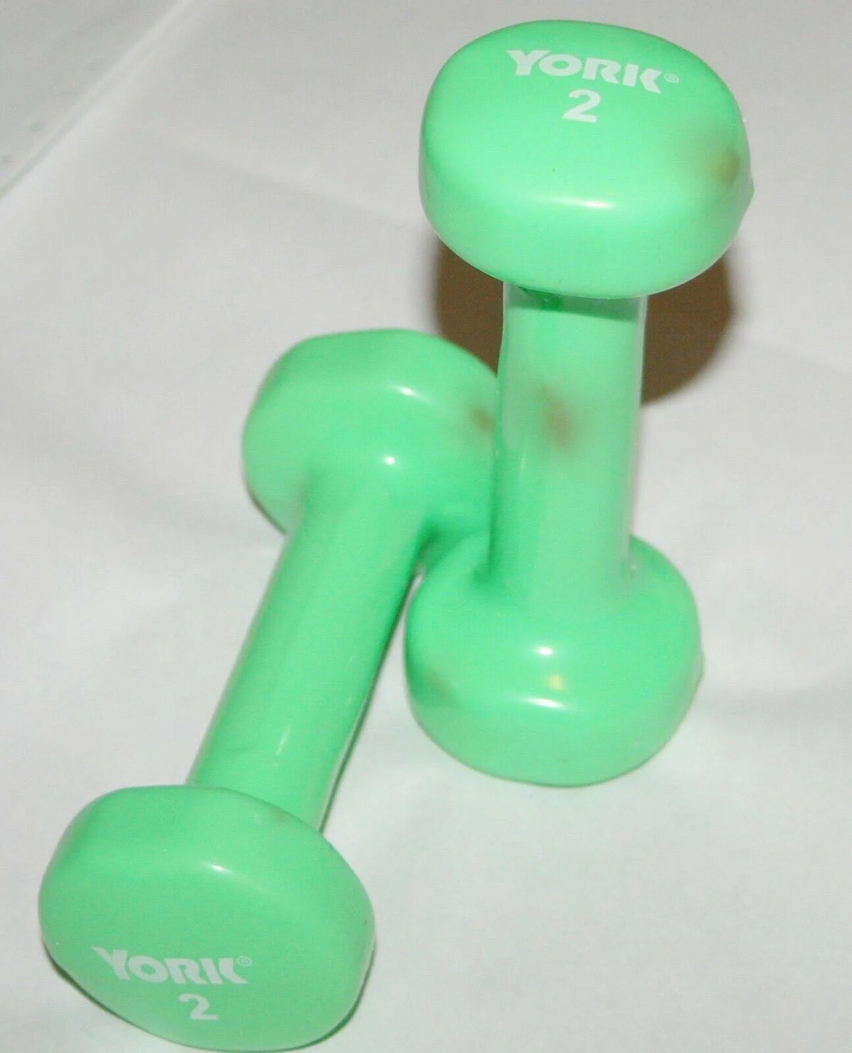 20 Pound Set of Vinyl Coated Barbells in Plastic Carrying Case Z1209