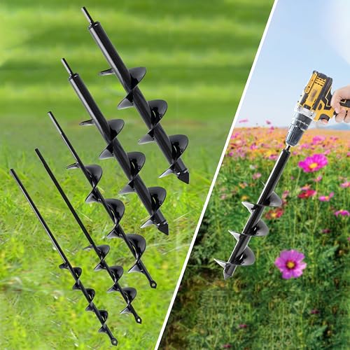 Set of 5 Auger Drill Bit for Planting W652659